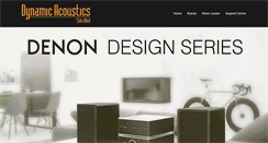 Desktop Screenshot of dynamic-acoustics.com
